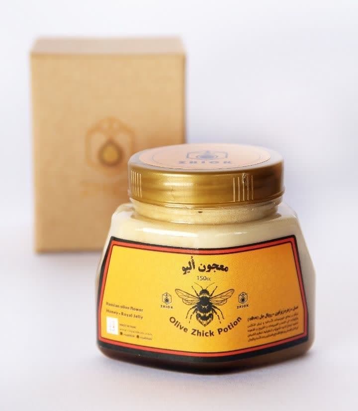 فروش فوری و استثنایی معجون 200 گرمی: ژل رویال، عسل و عصاره گل سنجد اولیو با ارسال رایگان و هدیه + کیفیت صادراتی